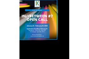 Open Call: IN//BETWEEN #7 Artist Residency