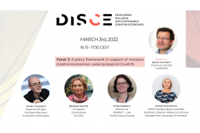 DISCE Policy Roundtable – A policy framework in support of inclusive creative economies: Looking beyond Covid-19