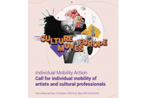 Call for individual mobility of artists and cultural professionals
