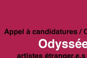 Call for applications : 2023 Odyssée artist-in-residency programme