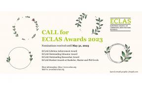 ECLAS Awards 2023: Call for Nominations