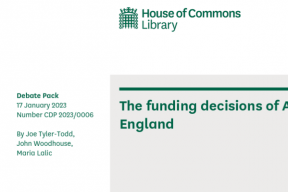 The funding decisions of Arts Council England