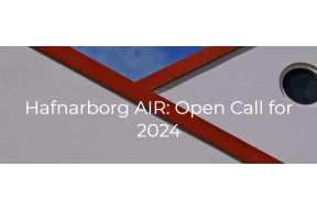 Hafnarborg AIR: Open Call for 2024