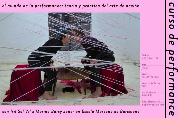 curso de performance en Escola Massana de Barcelona